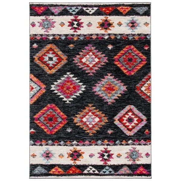 Safavieh Rectangular Adirondack Global Area Rug, Black & Red - 3 x 5 ft. ADR245Z-3 - main